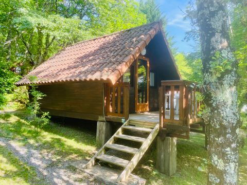 CHALET 2 personnes - Chalet Tournesol Standard 14m² (sans sanitaires) - 1 chambre + Terrasse non couverte 9m²