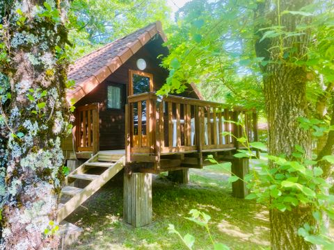CHALET 2 personnes - Chalet Tournesol Standard 14m² (sans sanitaires) - 1 chambre + Terrasse non couverte 9m²