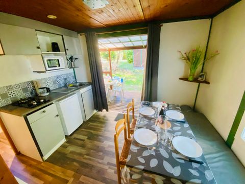 Chalet 5 personnes - Hibiscus Standard 20m² - 2 chambres - Terrasse couverte 10m²