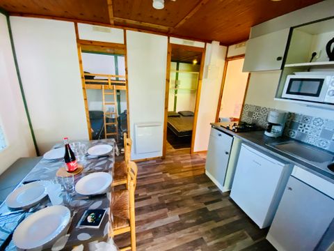 Chalet 5 personnes - Hibiscus Standard 20m² - 2 chambres - Terrasse couverte 10m²