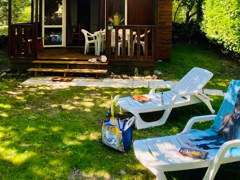 Chalet 5 personnes - Hibiscus Standard 20m² - 2 chambres - Terrasse couverte 10m²