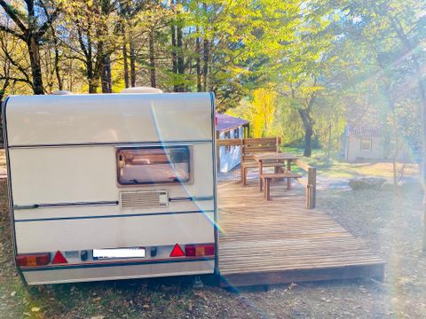 CARAVANE 2 personnes - Locaravane 10m² + Terrasse 9m²