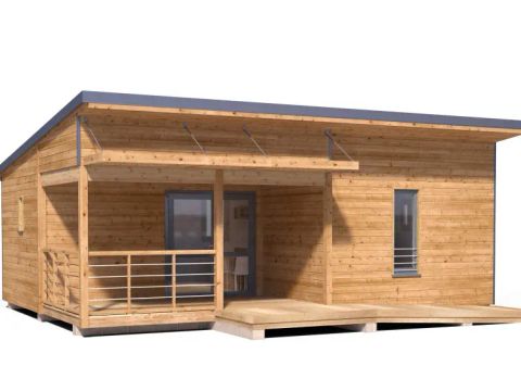 CHALET 6 personnes - Pyrénéen PMR (Clim) CHALET 6 personnes - Pyrénéen PMR (Clim)