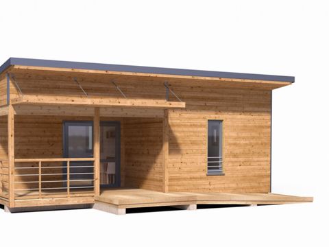 CHALET 6 personnes - Pyrénéen PMR (Clim) CHALET 6 personnes - Pyrénéen PMR (Clim)