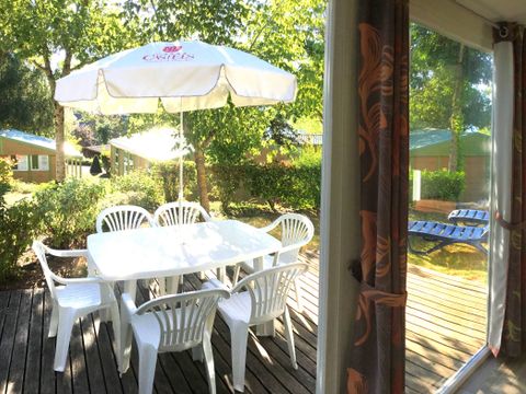MOBILHOME 5 personnes - PAVILLON LUXE CONFORT- jacuzzi 31 m²