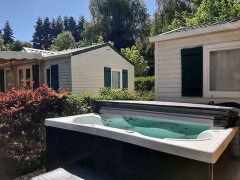 MOBILHOME 5 personnes - PAVILLON LUXE CONFORT- jacuzzi 31 m²