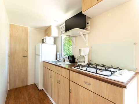 MOBILHOME 4 personnes - Loggia Classic 26m² - Terrasse découverte - climatisation - TV