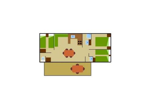 MOBILHOME 6 personnes - Ciela Confort - 3 chambres