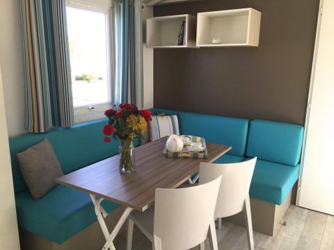 MOBILHOME 6 personnes - Camélia Confort Climatisation avec terrasse 3 chambres