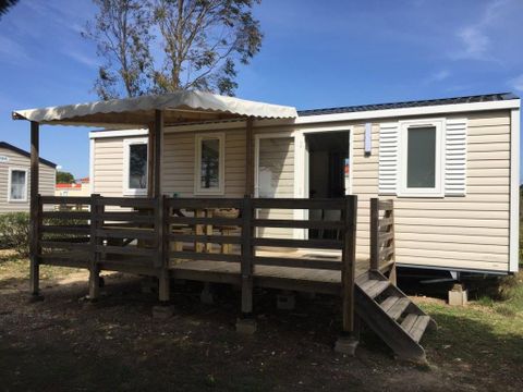 MOBILHOME 6 personnes - Camélia Confort Climatisation avec terrasse 3 chambres