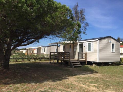 MOBILHOME 6 personnes - Camélia Confort Climatisation avec terrasse 3 chambres