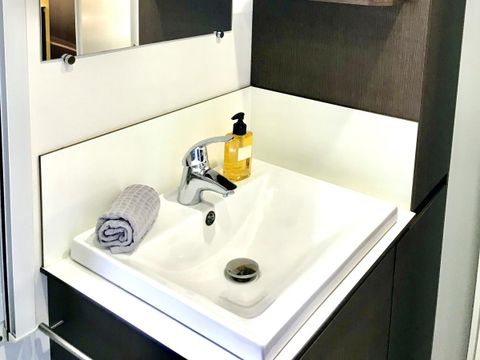 MOBILHOME 6 personnes - Mobil Home Laurier Grand Confort Climatisation avec terrasse 3 chambres