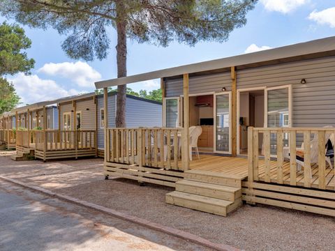MOBILHOME 6 personnes - Comfort XL | 2 Ch. | 4/6 Pers. | Terrasse surélevée | Clim.