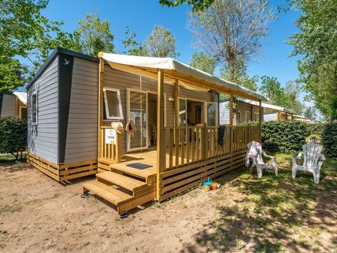 Mobilhome 6 personnes - Comfort XL | 2 Ch. | 4/6 Pers. | Terrasse surélevée | Clim.