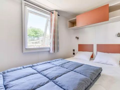 Mobilhome 6 personnes - Premium | 3 Ch. | 6 Pers. | Terrasse surélevée | Clim. | TV