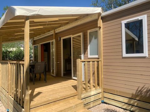 MOBILHOME 6 personnes - PREMIUM COTTAGE RIVIERA CLIMATISE 3 Chambres
