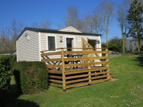 MOBILHOME 2 personnes - Standard 20m² - (2pers) 1 chambre + SDB/WC + TV + Terrasse