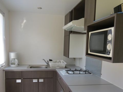 MOBILHOME 2 personnes - Standard 20m² - (2pers) 1 chambre + SDB/WC + TV + Terrasse