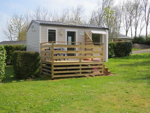 MOBILHOME 2 personnes - Standard 20m² - (2pers) 1 chambre + SDB/WC + TV + Terrasse
