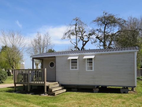 MOBILHOME 6 personnes - CONFORT 31m² - (6pers) 3 chambres + 1SDB + WC + Terrasse semi-couverte