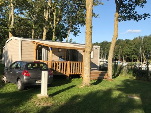 MOBILHOME 4 personnes - PREMIUM 34m² - (4pers)  2 CH + 2  SDB + LV + TV + Barbecue + Terrasse