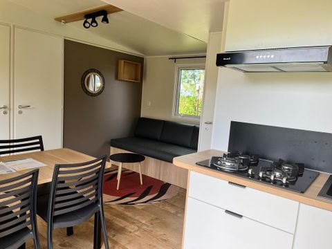 MOBILHOME 4 personnes - Homeflower Premium 29m² (4pers)  2CH +SDB+WC +TV + LV - Vue canal