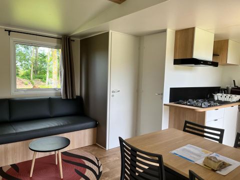 MOBILHOME 4 personnes - Homeflower Premium 29m² (4pers)  2CH +SDB+WC +TV + LV - Vue canal