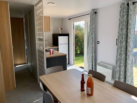 MOBILHOME 6 personnes - PREMIUM 40m² - (6pers) 3 CH  + 2 SDB + 2 WC+ TV +LV + BBQ + Terrasse