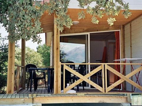 CHALET 5 personnes - Chalet Vue Vallée Confort 35m² (2ch - 5 pers) + Clim (S)