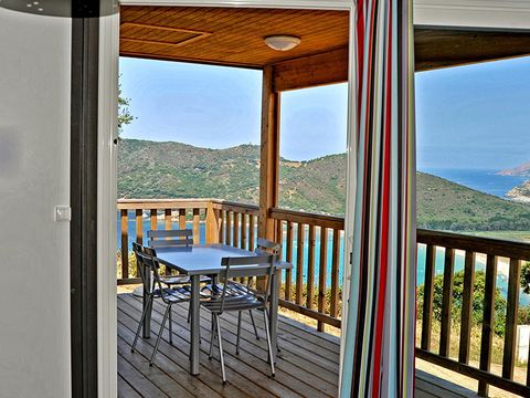 Chalet 5 personnes - Chalet Vue Mer Confort 35m² avec Clim (S) 4/5 pers