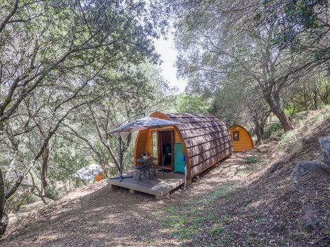 CHALET 2 personnes - Chalet Insolite 19m² (1ch - 2 pers) -  sans sanitaire + Clim (M/D)