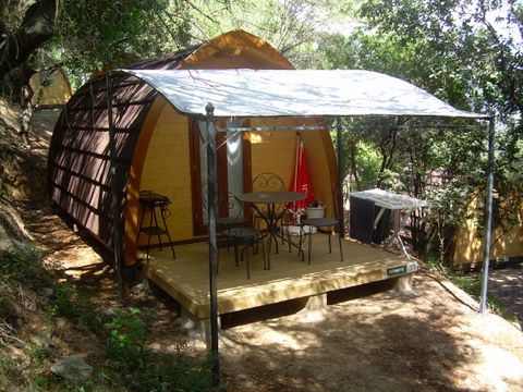 CHALET 2 personnes - Chalet Insolite 19m² (1ch - 2 pers) -  sans sanitaire + Clim (M/D)