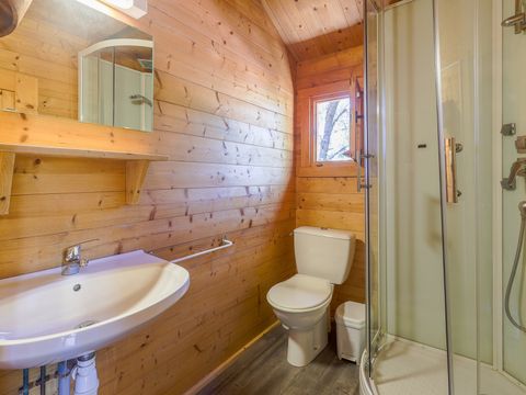 Chalet 5 personnes - Chalet Bois Nature Confort 38m² avec Clim (S ) 4 pers