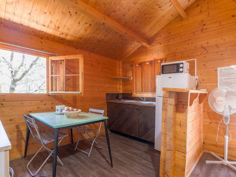 CHALET 5 personnes - Chalet Bois Nature Confort 38m² avec Clim (S ) 4 pers