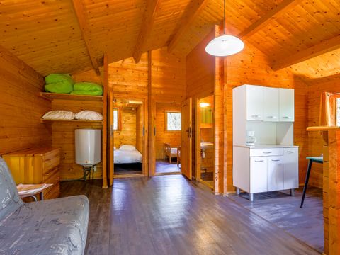 Chalet 5 personnes - Chalet Bois Nature Confort 38m² avec Clim (S ) 4 pers