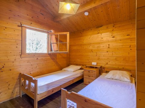 Chalet 5 personnes - Chalet Bois Nature Confort 38m² avec Clim (S ) 4 pers
