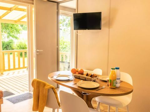 MOBILHOME 4 personnes - Mobil-home Premium Alizé 3 Pièces 4 Personnes + TV 2sdb