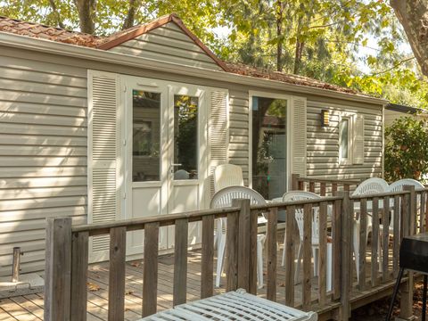 MOBILHOME 6 personnes - Classic | 2 Ch. | 4/6 Pers. | Terrasse surélevée non couverte | Clim.