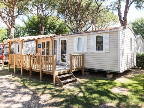 MOBILHOME 6 personnes - Comfort | 3 Ch. | 6 Pers. | Terrasse surélevée | Clim.