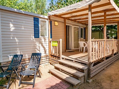 MOBILHOME 6 personnes - Comfort XL | 3 Ch. | 6 Pers. | Terrasse surélevée | Clim.