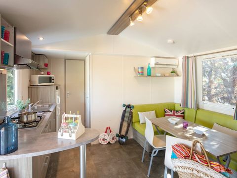 MOBILHOME 6 personnes - Classic | 2 Ch. | 4/6 Pers. | Terrasse surélevée non couverte | Clim.