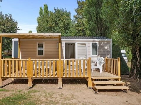 MOBILHOME 4 personnes - Comfort | 2 Ch. | 4 Pers. | Terrasse surélevée | Clim.