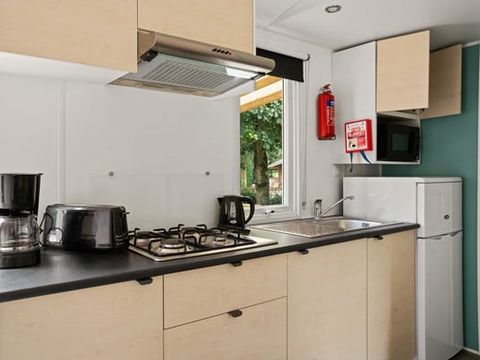 MOBILHOME 4 personnes - Comfort | 2 Ch. | 4 Pers. | Terrasse surélevée | Clim.