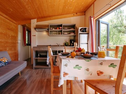 MOBILHOME 5 personnes - Cottage sur pilotis PREMIUM - 2 chambres