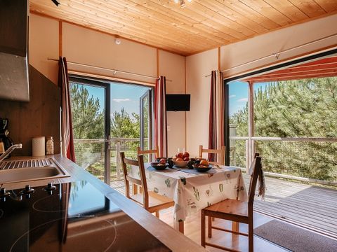 MOBILHOME 5 personnes - Cottage sur pilotis PREMIUM - 2 chambres
