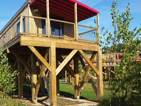 MOBILHOME 5 personnes - Cottage sur pilotis PREMIUM - 2 chambres