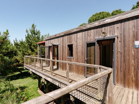 MOBILHOME 4 personnes - Cottage sur pilotis PREMIUM - 2 chambres