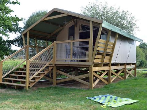 Tente en toile et en bois 5 personnes - Safari Confort