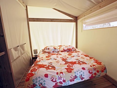 Tente en toile et en bois 5 personnes - Safari Confort