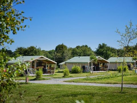 Tente en toile et en bois 5 personnes - Safari Confort